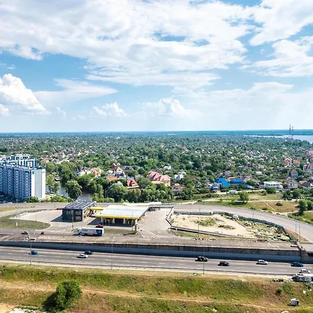 новая квартира с видом на днепр жк заречный Apartamento