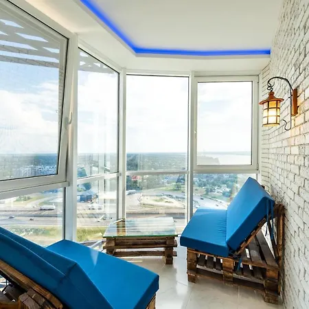 Apartamento новая квартира с видом на днепр жк заречный *