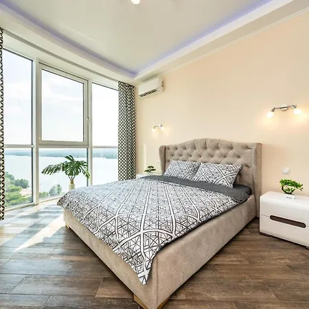 Apartamento новая квартира с видом на днепр жк заречный *